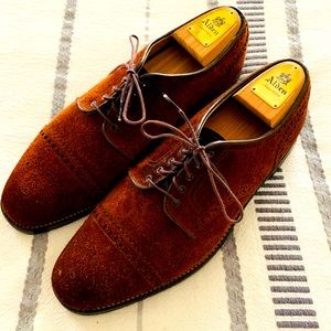 COPY - Alden Suede (rust) Derby’s, model 9695